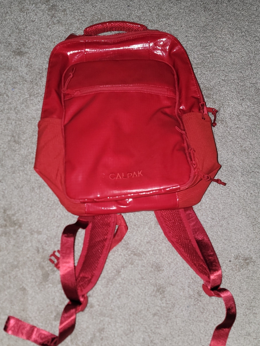 Calpak Terra Laptop Backpack In Red